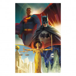 DC Comics Art Print Batman & Superman: World's Finest 41 x 61 cm - nezarámovaný